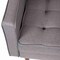 Flash Furniture Slate Gray Faux Linen Upholstered Tufted Chair IS-PC100-GY-GG - alternate 3